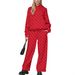 Aria Basics Aria Basics European American Women's Clothing Ins-style Autumn And Winter Fashion Casual Versatile Polka Dot Print Loose_ecoleips.com