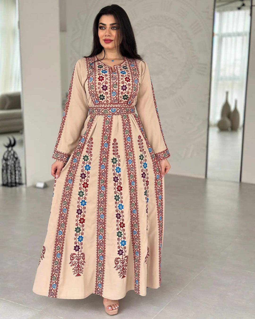 Middle Eastern Ethnic Element Dress_ecoleips.com