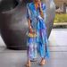 Women's Clothing Printed Layered Dress_ecoleips.com