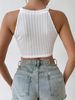 2026 Spring/Summer New Style Elegant Fringe Blouse, Short Style, Slim-Fitting, Slimming, Crop Top With Exposed Neckline_ecoleips.com
