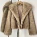 Elegant Faux Fur Coat With Heart-Shaped Lapel – Short Vintage-Style Jacket For Women, Warm Long Sleeve Winter Outerwear(Black, Wine Red, Gray, Coffee_ecoleips.com