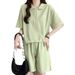 Women's Clothing Fashion Sports Two Piece Suit For Women Shorts Short Sleeved T Shirt Summer Wear New Versatile Loose Slim Casual Suit_ecoleips.com