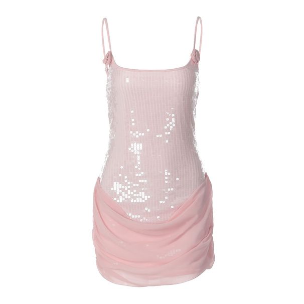 Women's Clothing Sexy Winter Bodycon Dress – One-Shoulder Glitter Knit Mini Dress For Women (XS-XL)_ecoleips.com