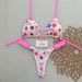 New Sexy Triangle Push Up Wire-Free Printed Bikini Two-Piece Swimsuit For Women Vacation Swimwear_ecoleips.com