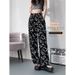 Summer Digitally Printed Straight Leg Pants Japanese Style Loose Comfortable Men's Slimming Casual Fashion Couple Style Women's Sportswear_ecoleips.com