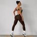 Sports Yoga Jumpsuit Sleeveless Quick Drying Thread Tight Fitness Jumpsuit Yoga Suit_ecoleips.com