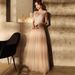 Women's Clothing Fringe Shoulder Evening Gown For Women Elegant Sexy Sophisticated Long Dress Perfect For Banquets And Annual Meetings_ecoleips.com