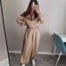 Voya Women's Retro Track Suit Set – Beige & Brown Color Block Zip-Up Jacket + Loose Joggers, Streetwear Style, Casual Oversized Fit, EU Fashion_ecoleips.com