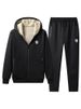 Premium Thickened Winter Coat For Men - Polyester Hooded Long Sleeve Outerwear With Relaxed Fit, Business Casual Style (Gray, Black)_ecoleips.com