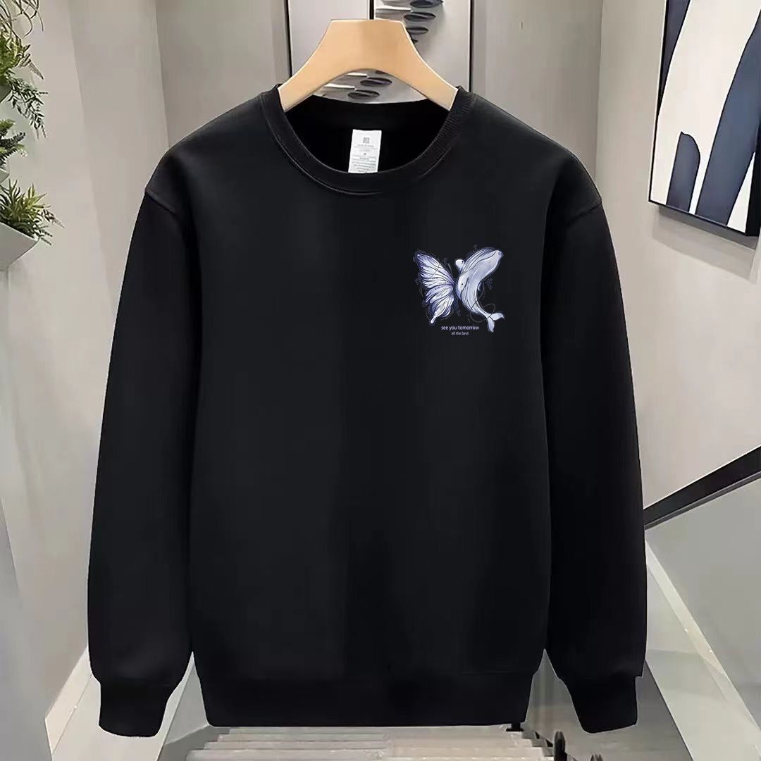 FW25 Matching Couple Cotton Crew Neck Sweatshirt - His & Hers_ecoleips.com