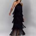 Women's Clothing Fashion Halter Neck Tassel Backless Slit Dress_ecoleips.com