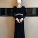 European-style Black For Women, Spring Collection, Heavy-duty Rhinestone Embellished Party Gown, Light Luxury, Slim-fit_ecoleips.com