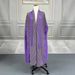 Verve Muslim Dubai Robe Plus Size Women's Fashion Printed Arabic Loose Long Pleated Coat_ecoleips.com