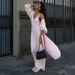 Women's Long Mink Cashmere Cardigan Robe Style Loose Fit Knit Sweater American Style For Autumn Winter_ecoleips.com