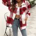 Verve 2025 Flannel Jacket Casual Plaid Button-Down Long Sleeve Woolen Shirt Women's Coat_ecoleips.com