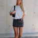 Supply Retro Slim Elastic Fashion Casual Denim Skirt Ladies Denim Skirt_ecoleips.com