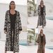 Women's 100% Cotton Printed Long Sleeve Beach Cover Up Sun Protection Kimono - Lightweight Bikini Wrap, Swimwear Cover, Vacation Outfit_ecoleips.com