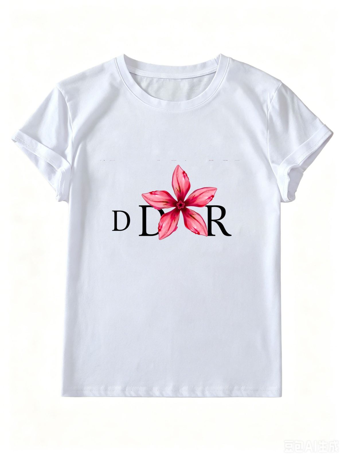 Elegant Slim Cotton T-Shirt For Women, Black White Basic Short Sleeve Top, Fashion Commute Casual Fitted Tee_ecoleips.com