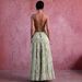 Elegant French Dress For Women Backless Jacquard Pleated Multi Layered Long Skirt Style Best Selling New Product_ecoleips.com