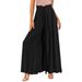 Hot Sale Elegant Commuter Style Loose Tie Wide-Leg Summer Women Draped Casual Pants_ecoleips.com