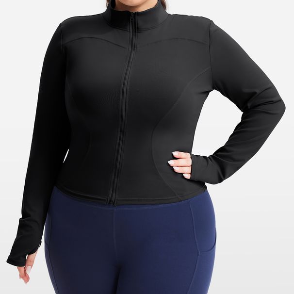 Women's Clothing quick drying sports sun protection jacket long sleeve women's zipper cardigan jacket tight top running fitness yoga clothes_ecoleips.com