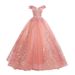 Colorful Tulle Women's Long Evening Gown For Stage Performance Annual Meeting New Style Ball Dress_ecoleips.com