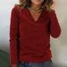 Women's Clothing Round Neck Long-Sleeve Digital Print T-Shirt – Oversized 3D Stripe Tee (S-5XL, Polyester Blend, Spring & Fall Casual Style)_ecoleips.com