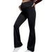 High Waist Maternity Flared Trousers Wide Leg Casual Slim Fit Cross Belly Support Belt European American Style Pregnant Women Pants_ecoleips.com