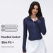 Spring New Arrival Women's Slim Fit Hooded Short Jacket, Professional Quick Drying Yoga Fitness Jacket D25180_ecoleips.com