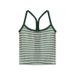 Built-in Chest Pad Stried Camisole Vest For Women Short Slim Fit Beautiful Back Summer Hot Girl Outerwear Sleeveless_ecoleips.com