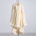 Women's Clothing Retro High End Palace Style V Neck Long Sleeved Waist Pleated Ruffle Dress_ecoleips.com