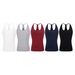 UNBDNS High Elastic Slim Fit Hot Girl Camisole Basic Versatile Pure Desire Knitted Ribbed Racerback Thin Strap Vest For_ecoleips.com