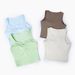 Women's Clothing Ribbed Semi Fixed Sexy Sports Bra Gathered Shockproof Yoga Vest Training Running Fitness Tops For Women_ecoleips.com