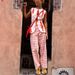 Women's Printed Two-Piece Suit Vest And Trousers Loose Elastic Waist Spring Summer Vacation INS Style_ecoleips.com
