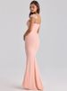 Mozision Sweetheart Neck Sexy Mermaid Maxi Dress Women Elegant Ruffle Sleeves Bodycon Evening Club Party Long Dress Female Gown_ecoleips.com