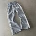 Women's Clothing 2026 Faux Two Piece Design, Loose Fitting American Retro Embroidered Rhinestone Trendy Unisex High Street Casual Pants_ecoleips.com