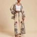 European American Autumn Fashion Loose Cardigan And Wide Leg Pants Set Long Sleeved Printed Suit for Women_ecoleips.com