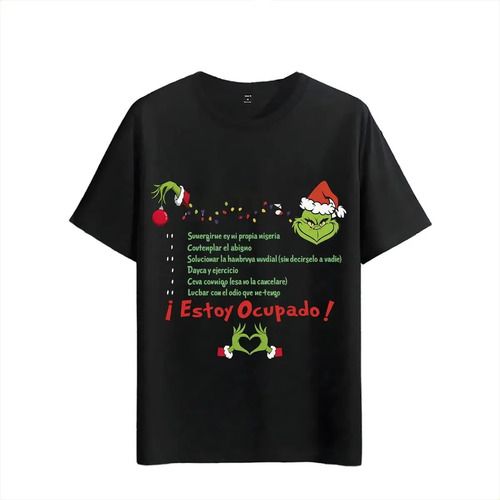 Women's T-Shirts Tshirt Muscle Freaks Grinch Christmas Graphic Style_ecoleips.com