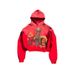 Unisex Loose Fit Zip up Sweatshirt Alien Print Street Style Hoodie Personalized 2025 Cross Border Fashion Women's Clothing_ecoleips.com