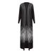 Middle Eastern Foreign Trade Long Coat, Pleated Women's Loose-fitting Cross-border Cardigan, Plus-size Dubai Turkish_ecoleips.com