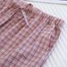Women's Summer Thin Cotton Soft Sweat Absorbing Plaid Design Multi Colors Home Shorts Comfortable Casual Beach Pants_ecoleips.com