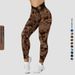 Women's Clothing High Waist Tight Fitness Yoga Pants Cross Tie Dye Hip Lifting Sports Riding Pants_ecoleips.com