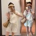Women's European Style Casual Two-Piece Suit Slimming Lace Short-Sleeved Top And Shorts Unique Design_ecoleips.com