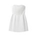 Women's Clothing Fashion Solid Color Sleeveless Sexy Tube Top Backless Tube Top Dress_ecoleips.com