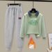 Fashion Two-Tone Shirt & Korean Jogger Pants Set - Casual Long Sleeve Pullover With Relaxed Fit_ecoleips.com