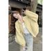 Creamy Yellow Workwear-style Trench Coat For Women, Spring Autumn 2026 New Model, Youthful Design, Unique And Exquisite,_ecoleips.com
