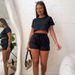 Women’s Clothing Summer New Short-sleeved Shorts Suit_ecoleips.com