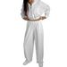 High-End Autumn-Winter White Sporty Hoodie With Long Pants Set: Stylish And Casual Design_ecoleips.com