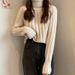 girl Autumn Winter New Year Christmas Red Sweater Women Short Pullover Loose Fit Outerwear Lazy Style Thickened High Neck_ecoleips.com