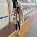 girl Two-Piece Mid-Length Lamb Wool Coat For Women 2024 New Hot Autumn Winter Sheepskin Thickened Warm Overcoat_ecoleips.com